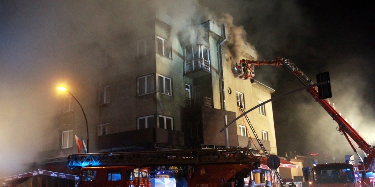 Pożar restauracji w centrum zakopanego