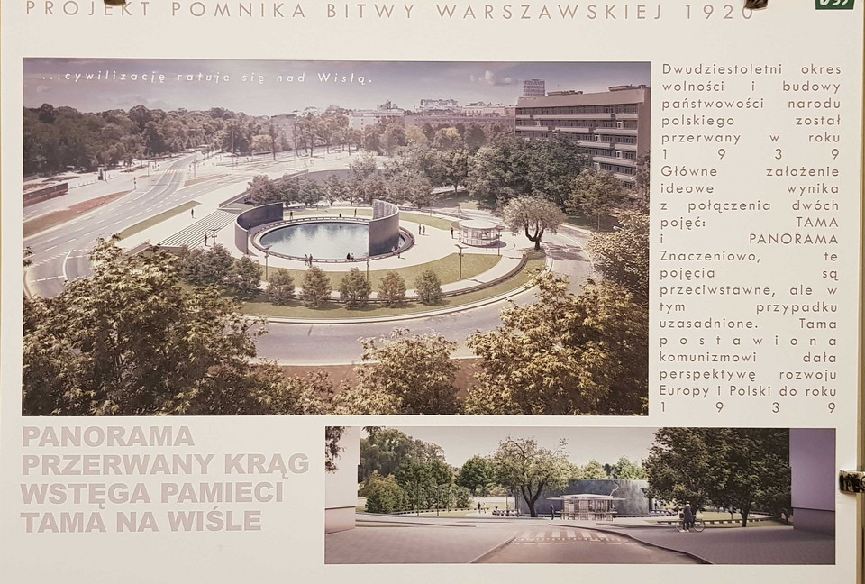 II miejsce w konkursie na pomnik upamiętniający Bitwę Warszawską 1920