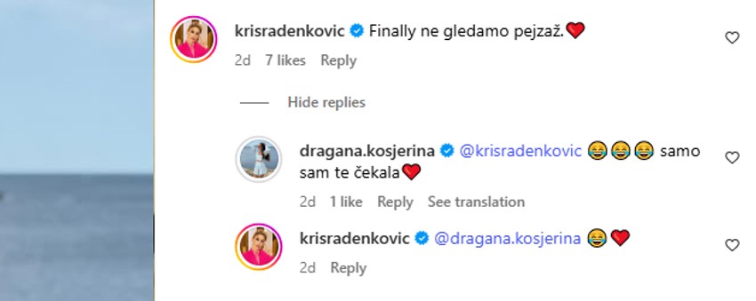 Dragana Kosjerina, objava