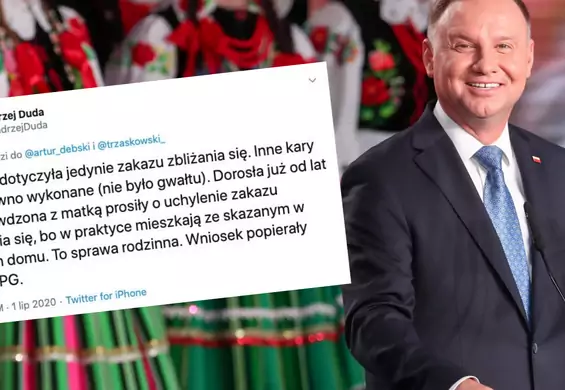 Andrzej Duda ułaskawił pedofila. Maja Staśko:"Wyżej ceni "rodzinę" niż potępienie przemocy"