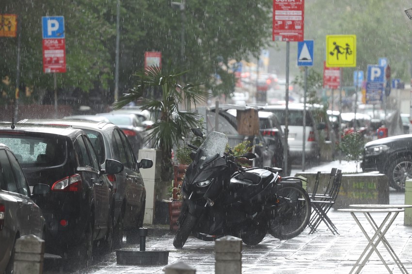 Jaka kiša u Beogradu 