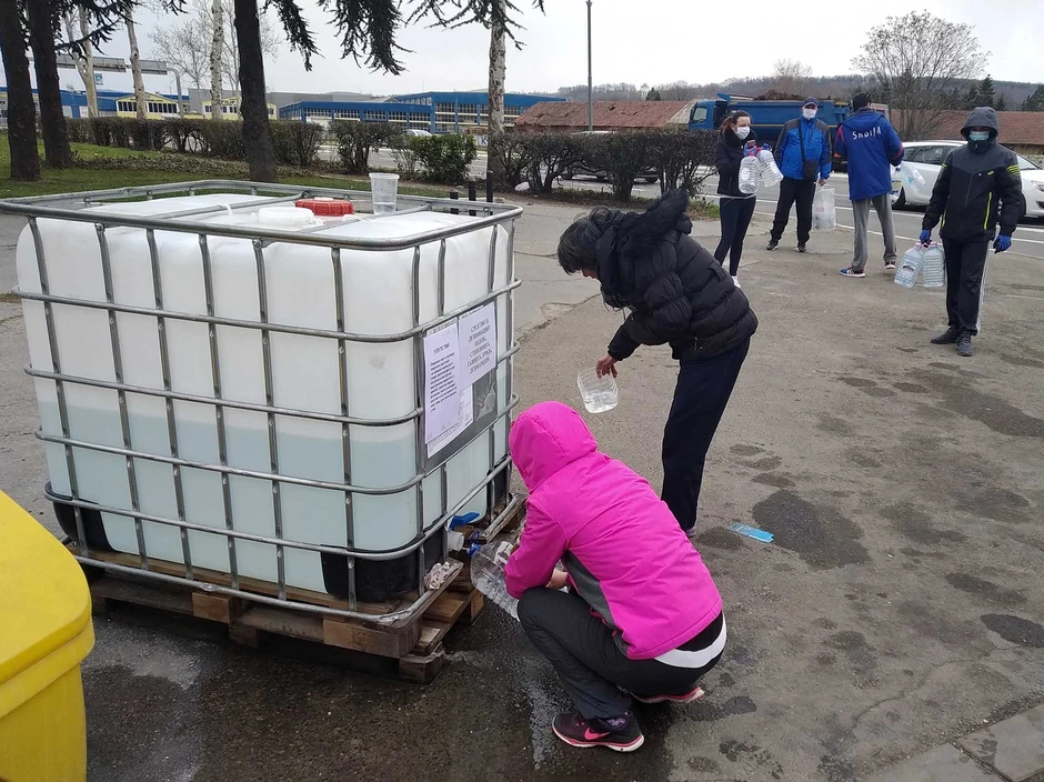 Besplatno sredstvo za dezinfekciju u Kragujevcu