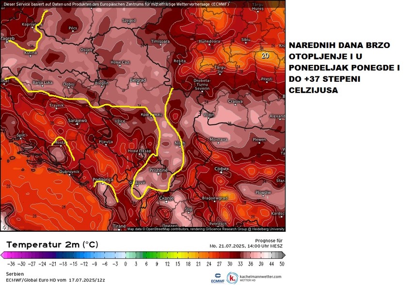 Sutra ponegde i 37 stepeni