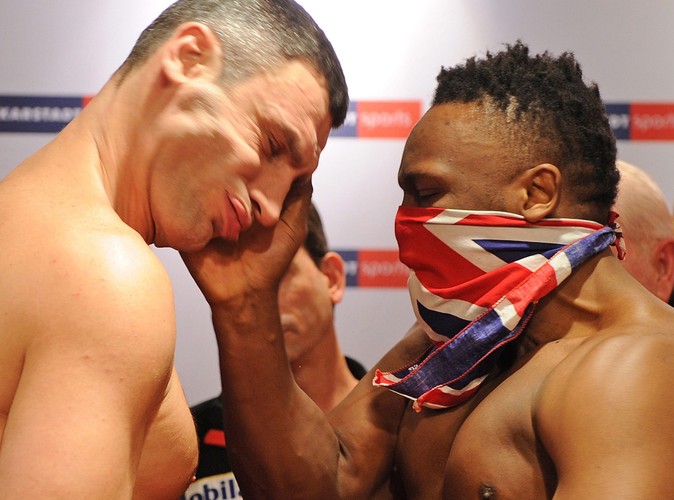 Witalij Kliczko i Dereck Chisora