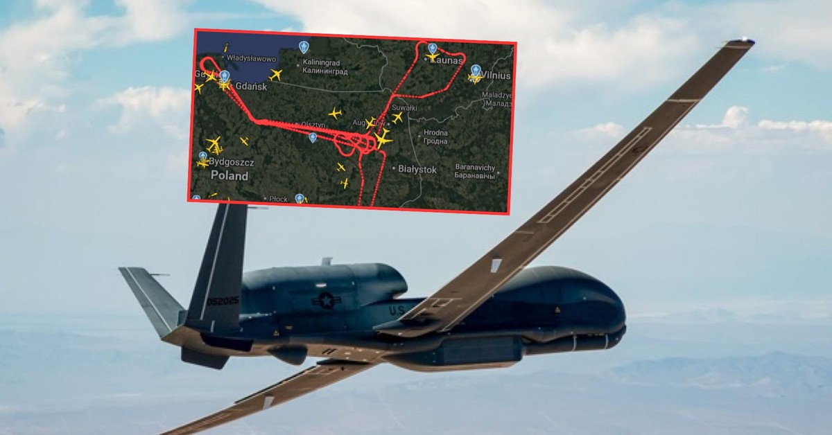 Potężny dron wleciał do Polski o świcie. Rosjanie się przed nim nie ukryją