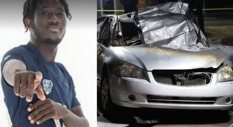 Eugene Quaynor: Ghanaian footballer dies in fatal car crash in US