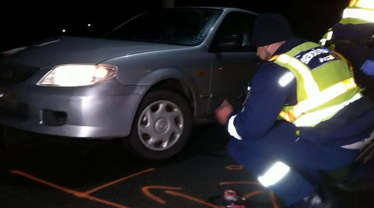 A rendőrség késő estig vizsgálta a tragédia körülményeit / Fotó: police.hu