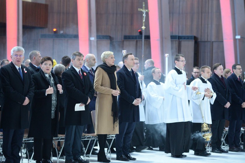 Andrzej Duda i Agata Duda, Beata Szydło, Marek Kuchciński i Stanisław Karczewski