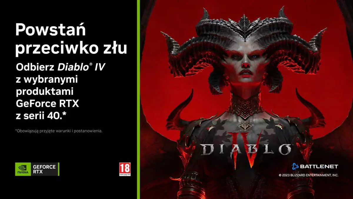 Diablo IV za darmo z kartami GeForce RTX 40