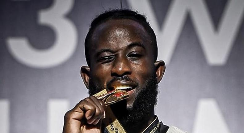 Cheick Cissé et sa médaille d'or