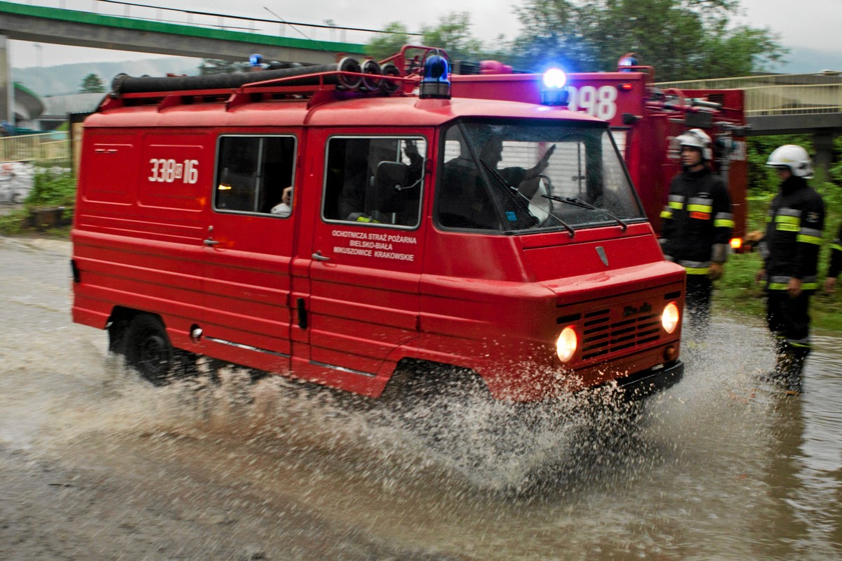 Podtopienia w Bielsku-Białej (zdjęcie z 2011 roku)