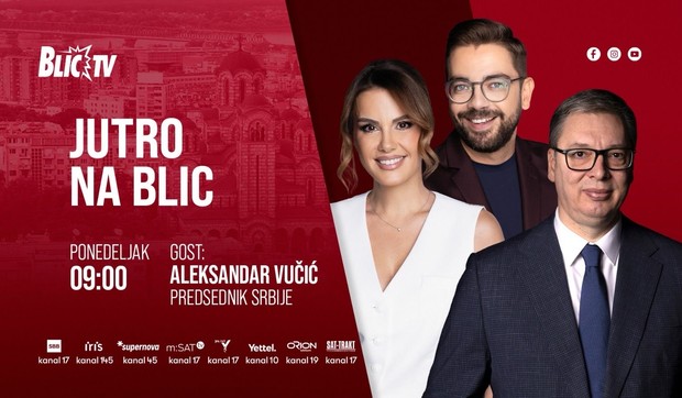 Jutro na Blic, 26.1. 2026. Gost Aleksandar Vučić 