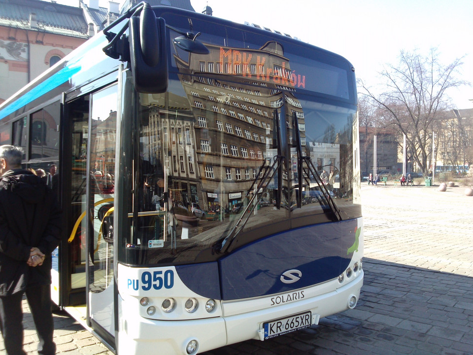 Coraz bardziej ekologiczne autobusy na ulicach Krakowa 