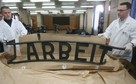 POLAND AUSCHWITZ SIGN RECOVERED