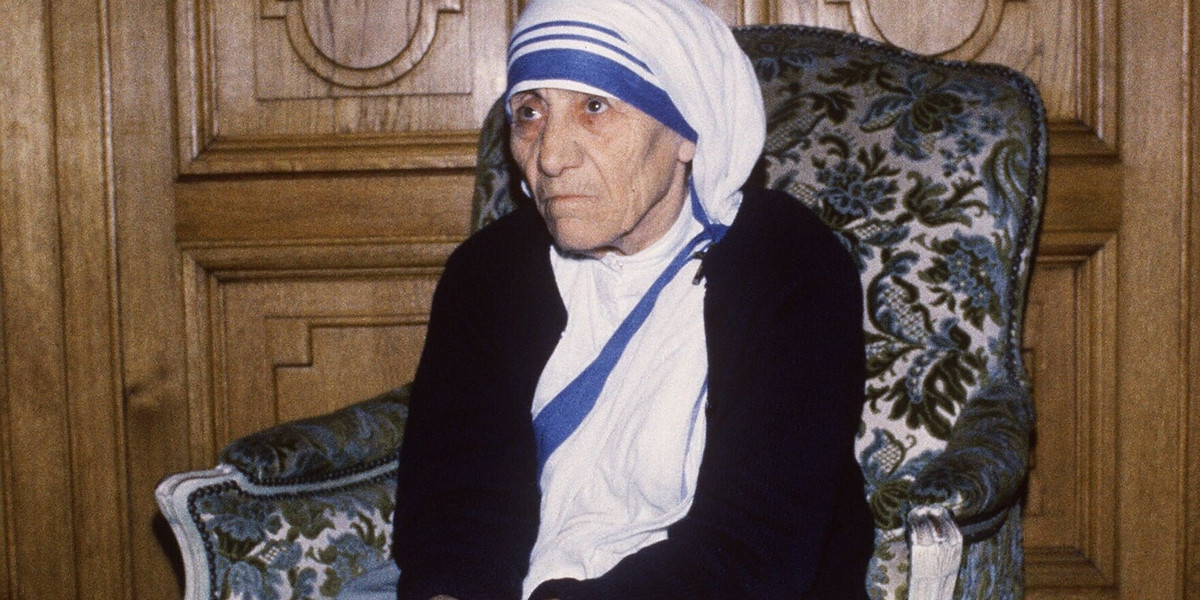 Matka Teresa z Kalkuty.