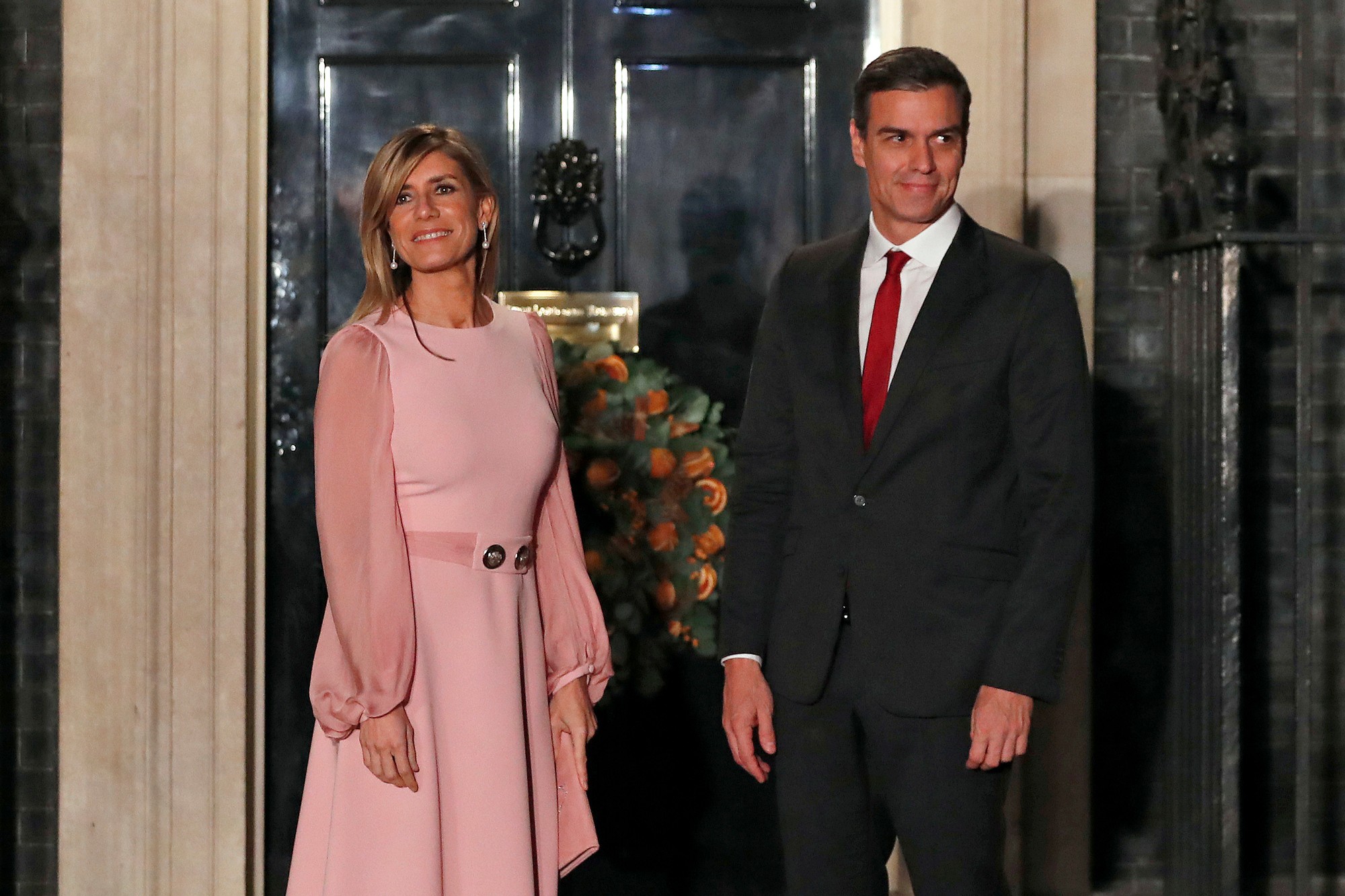 Pedro Sánchez s manželkou.
