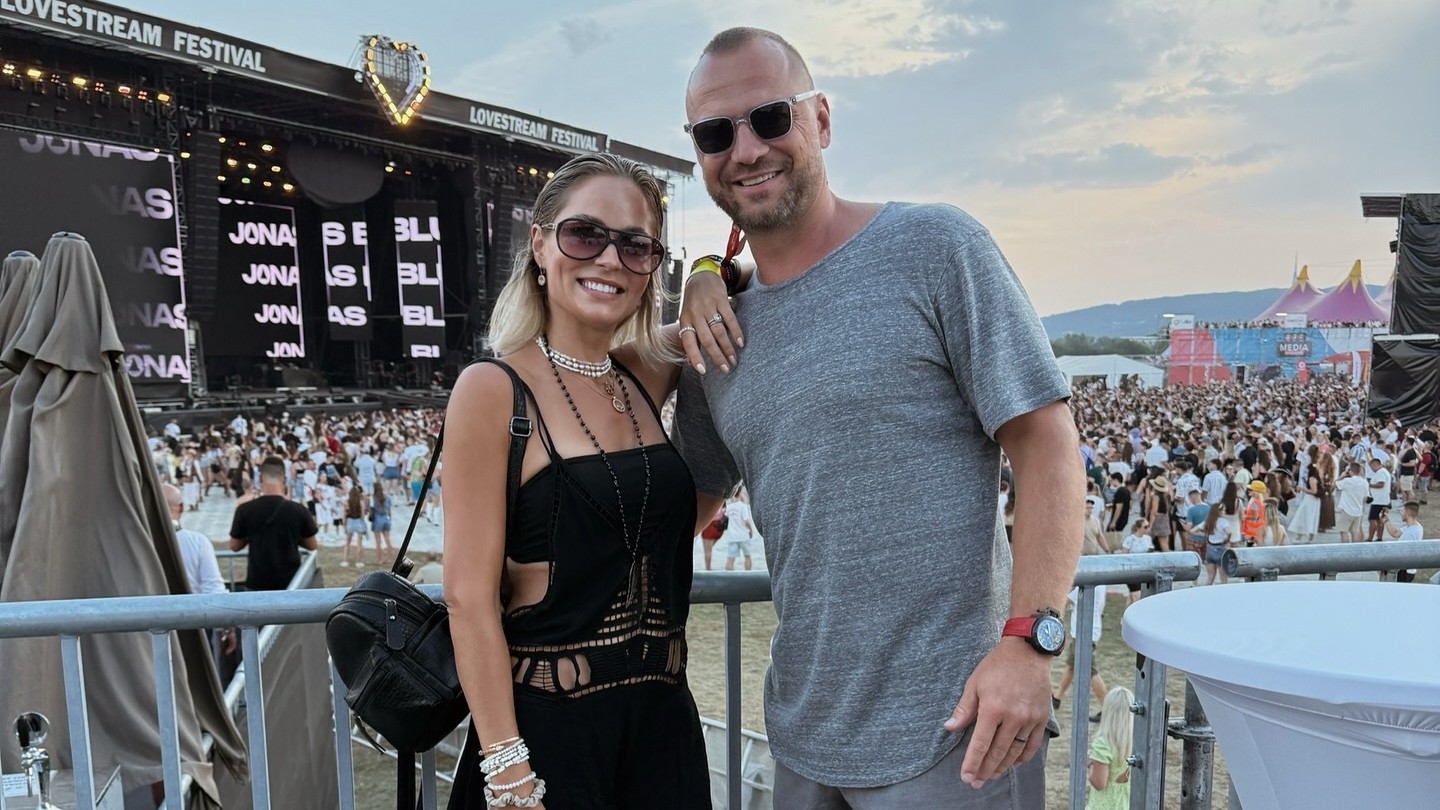 Manželia Marián a Ivana Gáboríkovci na festivale Lovestream v roku 2025.