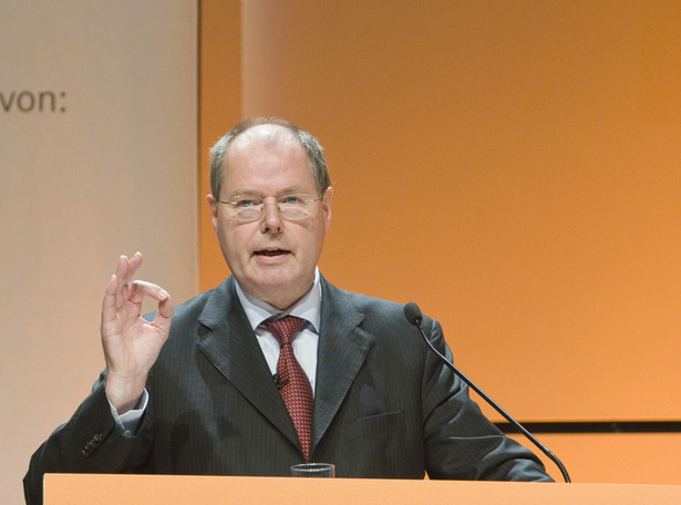 Minister finansów Niemiec Peer Steinbrueck