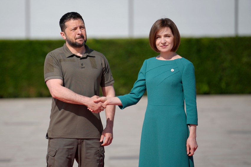 Volodimir Zelenski i Maja Sandu u Kišinjevu