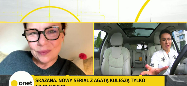 Agata Kulesza w Onet Rano o roli Alicji Mazur w serialu "Skazana"