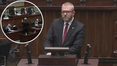 Starcie debiutującej marszałkini Sejmu z Grzegorzem Braunem. "Proszę ważyć słowa" [WIDEO]