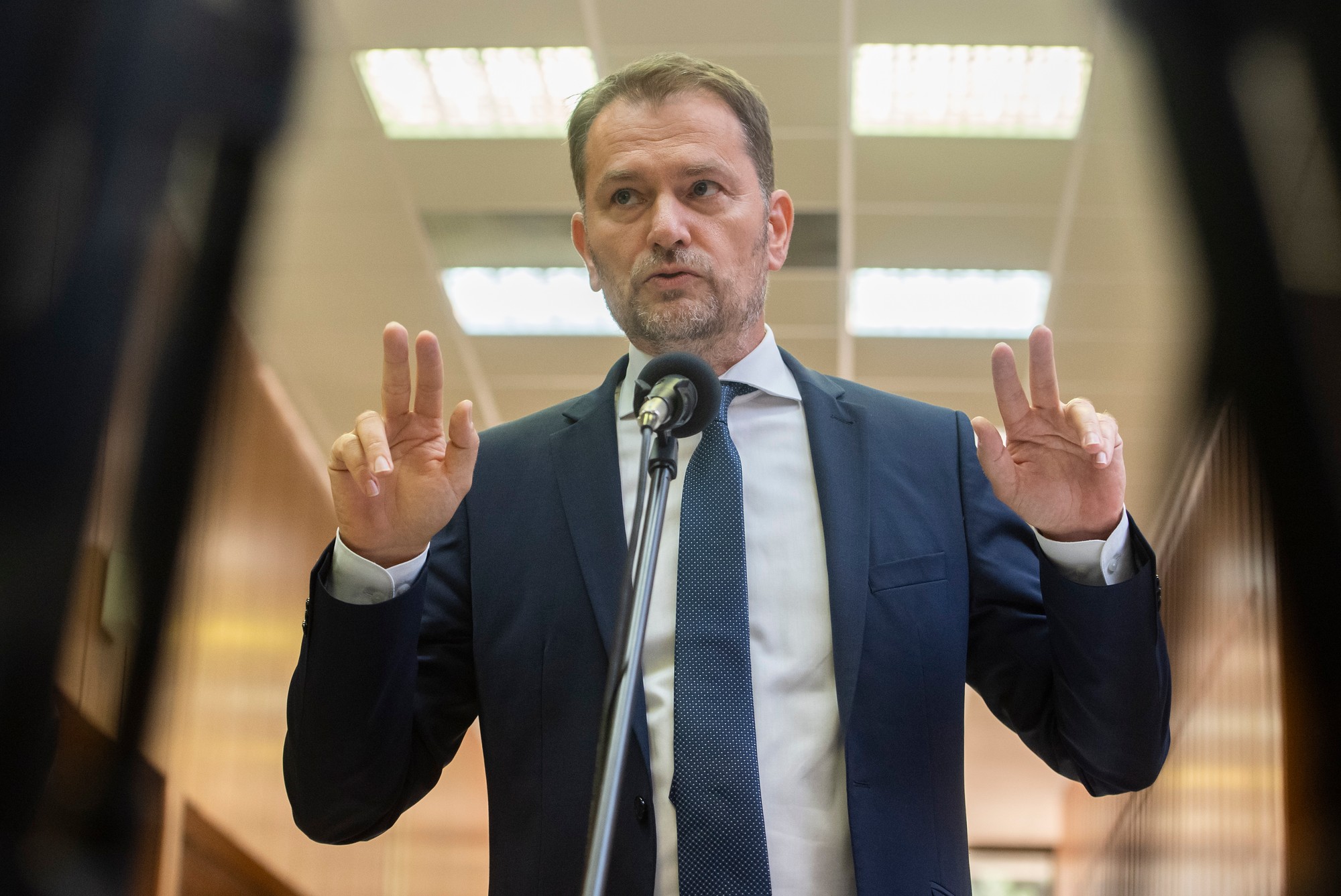 Podpredseda vlády SR a minister financií Igor Matovič (OĽaNO).