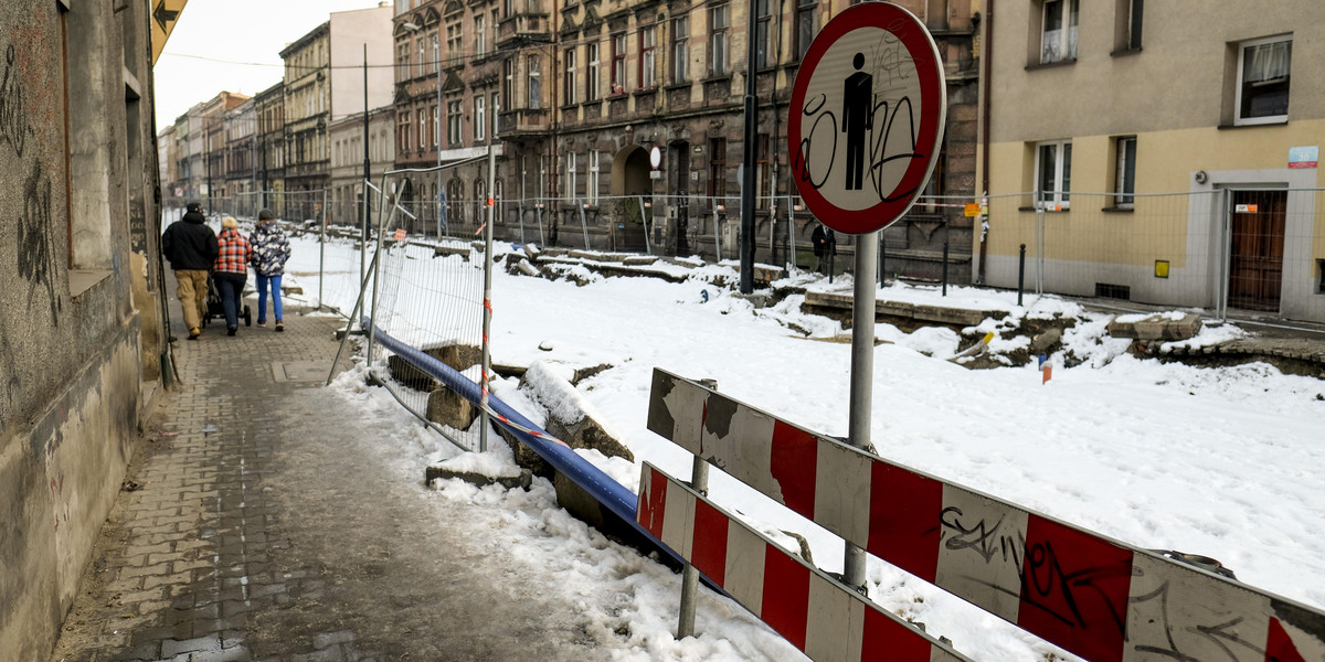 Bytom. Przedłuża się remont ulicy Katowickiej 