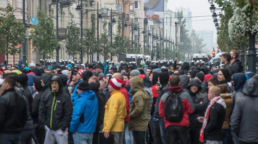 Zamieszki w Łodzi. Policja zatrzymała 24 osoby