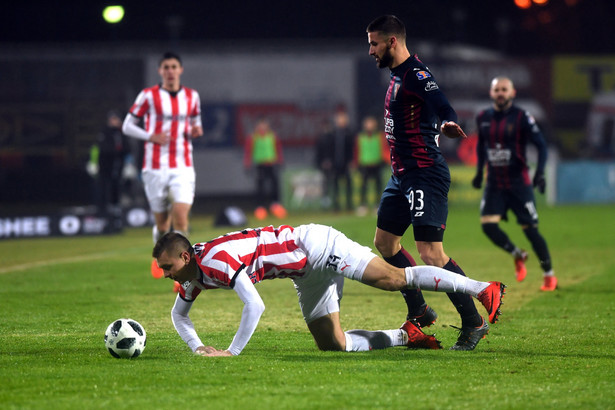 Ekstraklasa: Trzecie z rzędu zwycięstwo Cracovii. Piast gładko uporał się z Sandecją