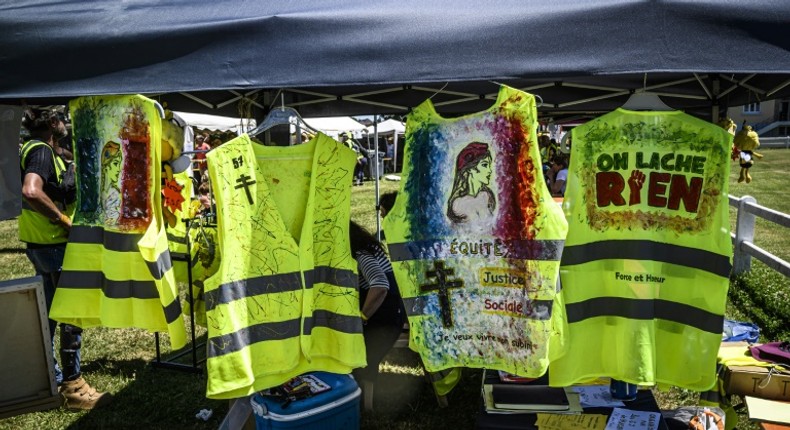 The yellow vest protests erupted across France in November 2018 over a planned fuel tax hike, and ballooned into a broad rebuke of President Emmanuel Macron.