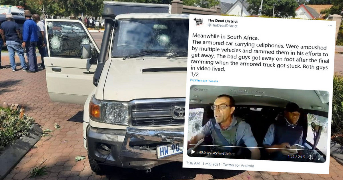 RPA Atak na samochód przewożący telefony komórkowe