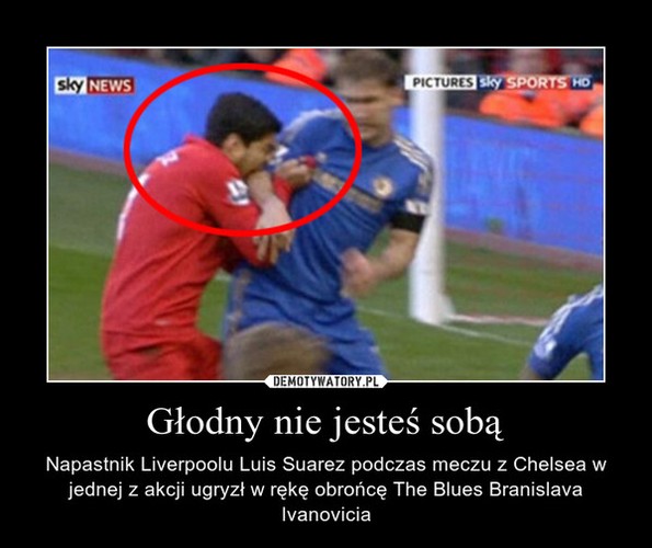 Luis Suarez - mem / źródło: SportowyBar