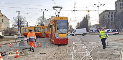 Tory na Przybyszewskiego w Łodzi do remontu. Chojny bez tramwaju