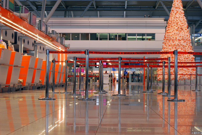 Lotnisko chopina w Warszawie - Terminal 2.