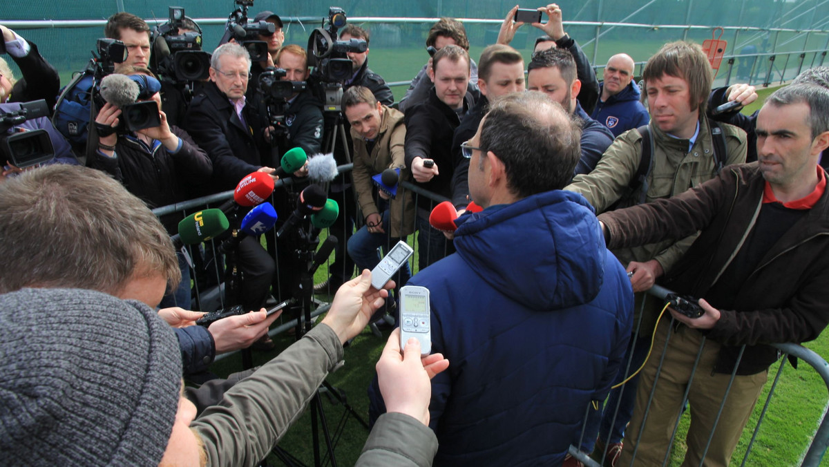 Trener reprezentacji Irlandii Martin O'Neill spotkał się w piątek po treningu z dziennikarzami w ośrodku Gannon Park koło Malahide pod Dublinem. Nie wyglądał na specjalnie zestresowanego niedzielnym meczem.