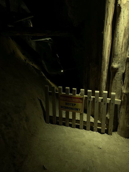 Podziemne korytarze w bocheńskiej kopalni soli
