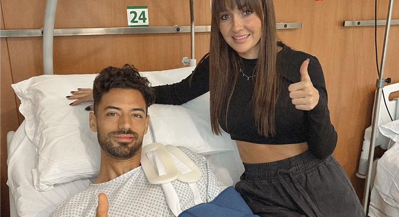 Pablo Mari and his spouse Veronica Chacon