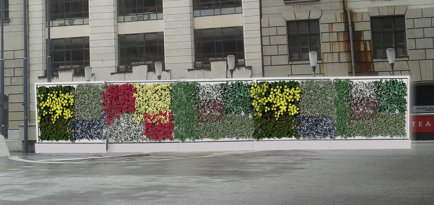 Vertikalni cvetni zid biće prvi u Beogradu