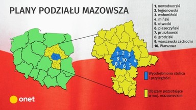 Jednak nie będzie nowego województwa? Podział Mazowsza odłożony do szuflady