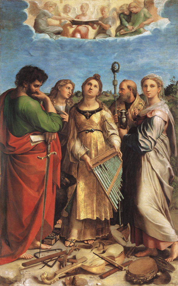 Rafael - "Ekstaza św. Cecylii" (ok. 1518)