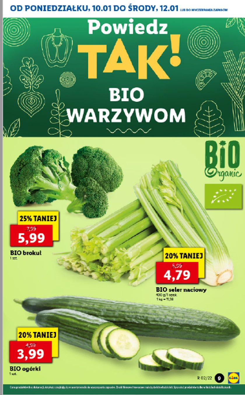 Lidl oferta produktów wege