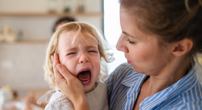 The author, not pictured, struggles to gentle parent her toddler.Halfpoint/Getty Images