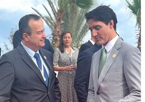 Ivica Dačić i Džastin Trudo 