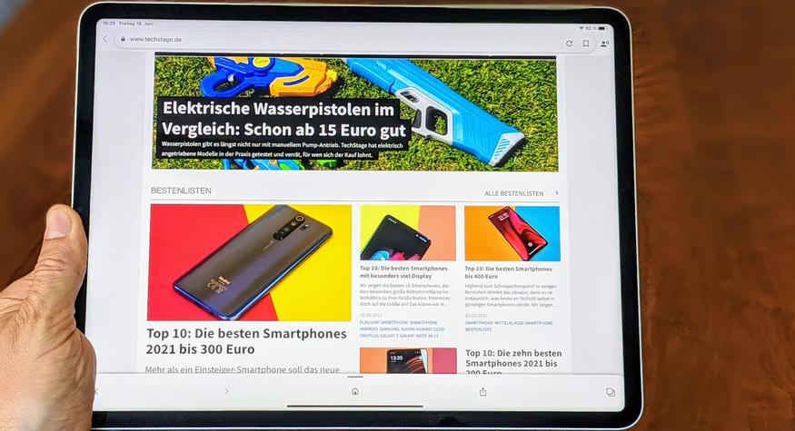 iPad Pro 12.9 im Test: Apple zündet mit M1-Chip den Tablet-Turbo | TechStage