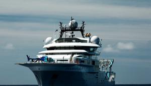 The OceanXplorer off the coast of the Azores.Mario Tadinac/National Geographic