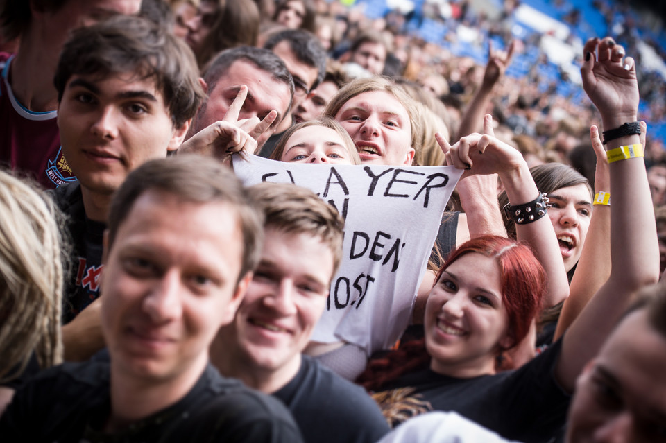 Publiczność na koncercie Iron Maiden w Poznaniu