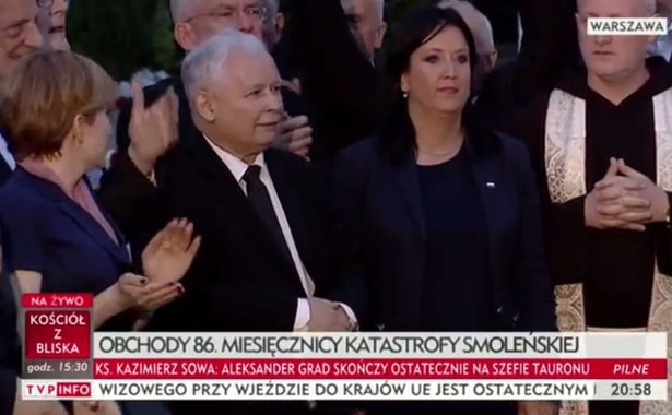 Zagadkowe nagranie z miesięcznicy smoleńskiej. Jarosław Kaczyński skandował swe imię?