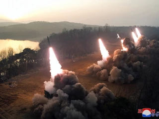 Północnokoreańskie rakiety. Zdjęcie udostępnione przez Agencję Prasową Korei Płn (KCNA)