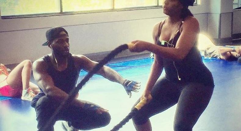 Gbenro and Osas Ajibade: The couple that works-out together