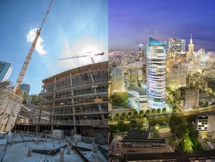 Warsaw Spire: zobacz, jak rośnie najwyższy biurowiec w kraju
